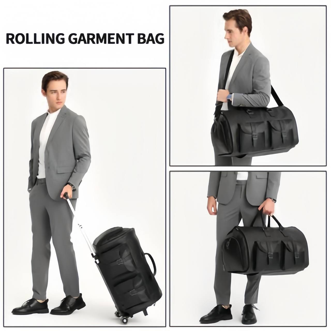 🔥LAST DAY 40% OFF🔥 THE CONVERTIBLE DUFFLE GARMENT LUGGAGE 🧳