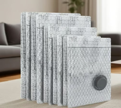 🏆⚡ 50K+ SOLD! Cordless Travel Vacuum Storage Compression Bag