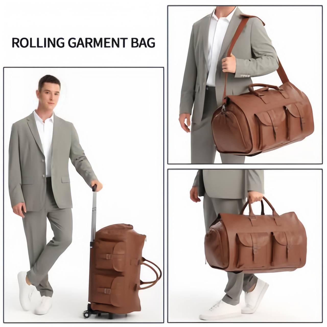 🔥LAST DAY 40% OFF🔥 THE CONVERTIBLE DUFFLE GARMENT LUGGAGE 🧳