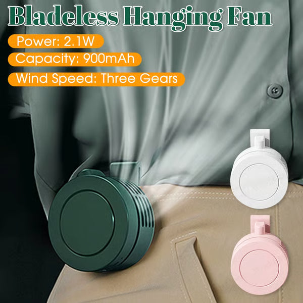 3 Speeds Portable Silent Mini Bladeless Electric Fan