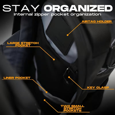 Fitness portable bag with magnet