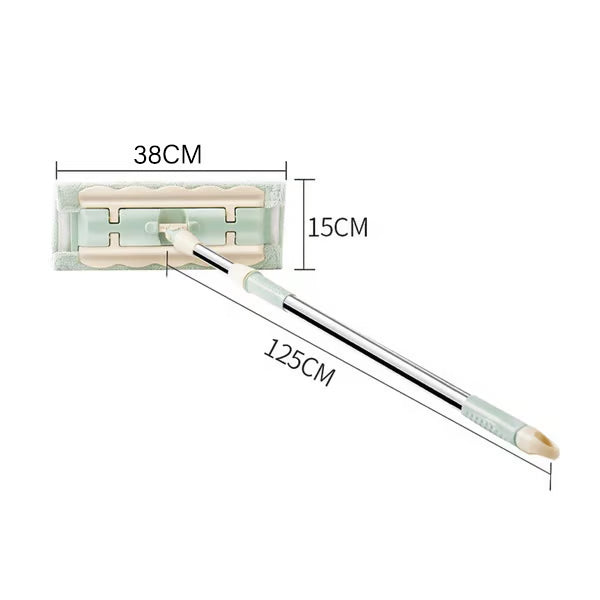 🏆Hot Sale 49% OFF⏳Flat Mop with Stainless Steel Handle with Reusable Washable Mop Cloths