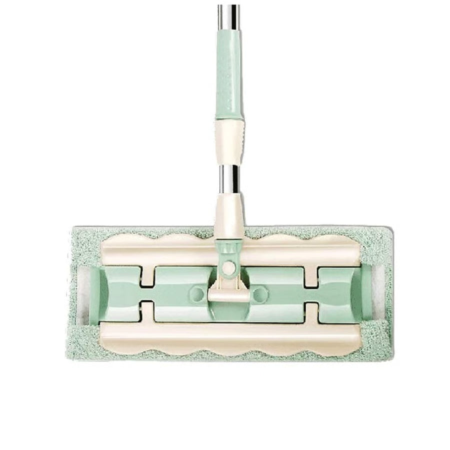 🏆Hot Sale 49% OFF⏳Flat Mop with Stainless Steel Handle with Reusable Washable Mop Cloths