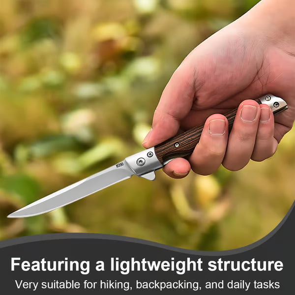 Folding Multi Tool Knife with Leather Pouch