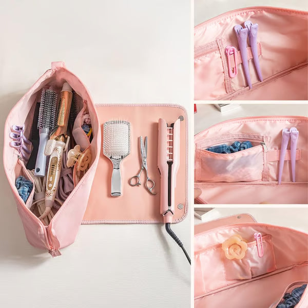 My Kit Where Tools Meet Blooms - Personalized Hair Tools Travel Bag