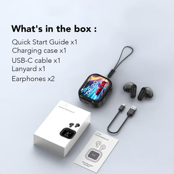 NE20 LED Display Translation Wireless Waterproof Earphones - Bluetooth 6.0