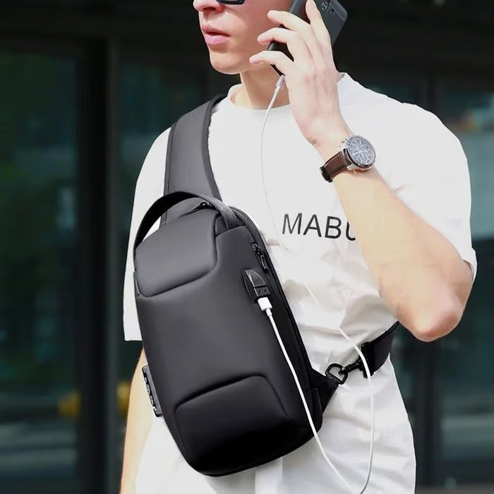 New Carbon Fiber Streamline Anti-Theft Sling Bag 🔥