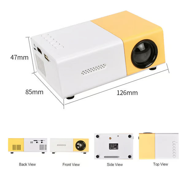 Portable Smart 1080P Movie Projector