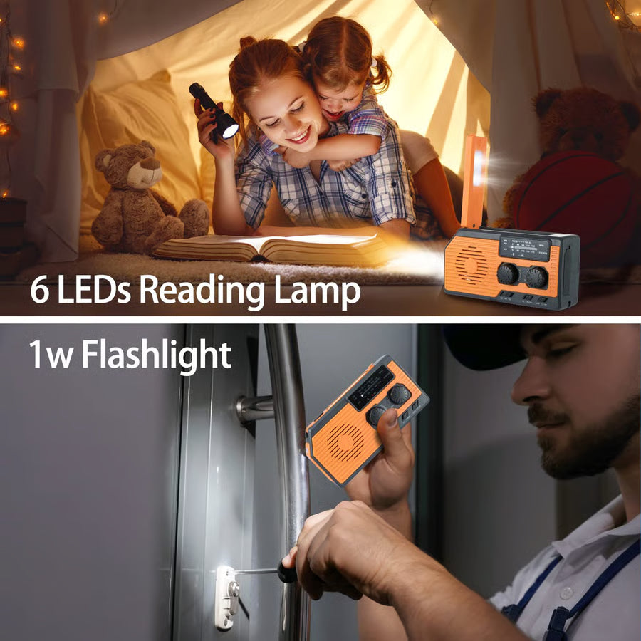 Solar-Powered Emergency Weather Radio